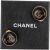 Chanel Vintage CC Emblem Round Clip-On Earrings