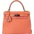 Hermès Crevette Taurillon Clemence Kelly 28 Retourne Handbag